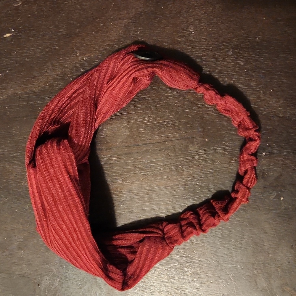 Red headband